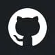 GitHub Cat Logo on Dark Background