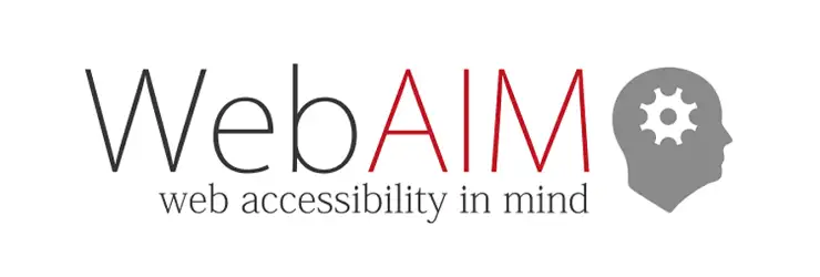 WebAIM Logo Promoting Web Accessibility