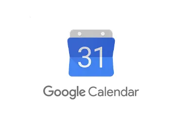 Google Calendar Logo with Icon Featuring '31' on a Blue Calendar Page