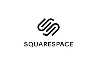 Squarespace Logo with Monogram and Brand Name