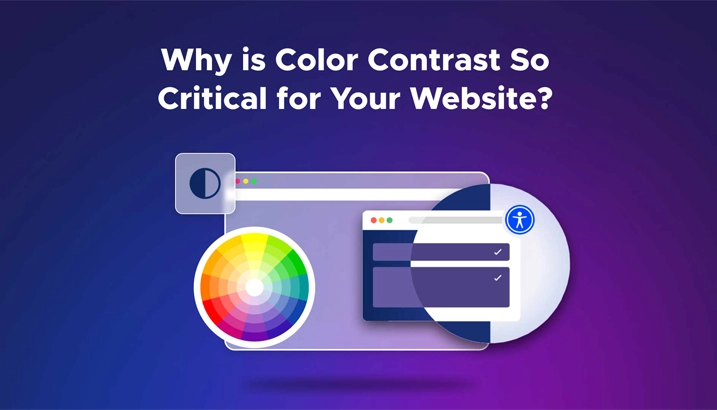 Illustration Highlighting the Importance of Color Contrast for Website Accessibility