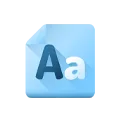 Font Selection Tool Icon