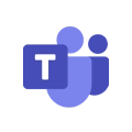 Microsoft Teams Logo with Stylized People Icons