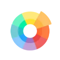 Color Wheel Icon Illustrating Palette Selection Tool