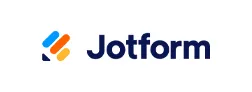 Jotform Logo with Stylized J Icon in Blue and Orange