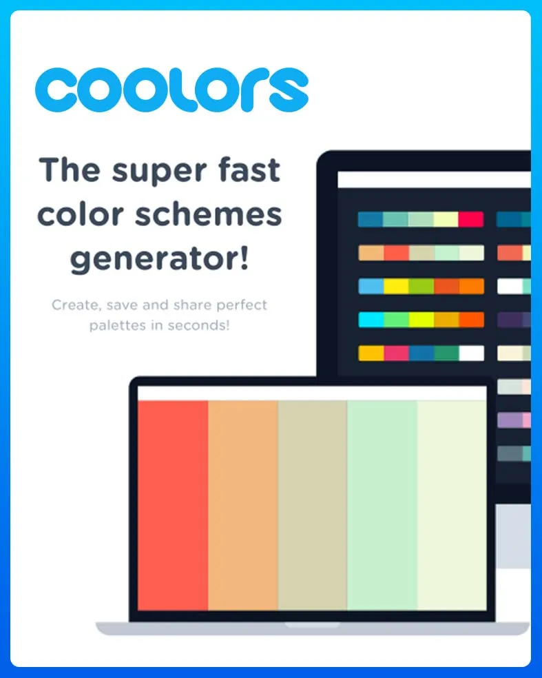 Coolors.co Colour Scheme Generator Promotional Banner