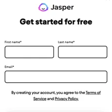 Jasper AI Sign-Up