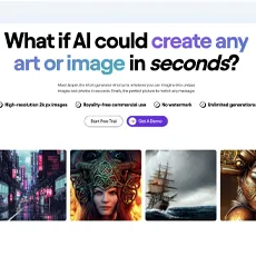 Jasper AI Generated Art Dashboard